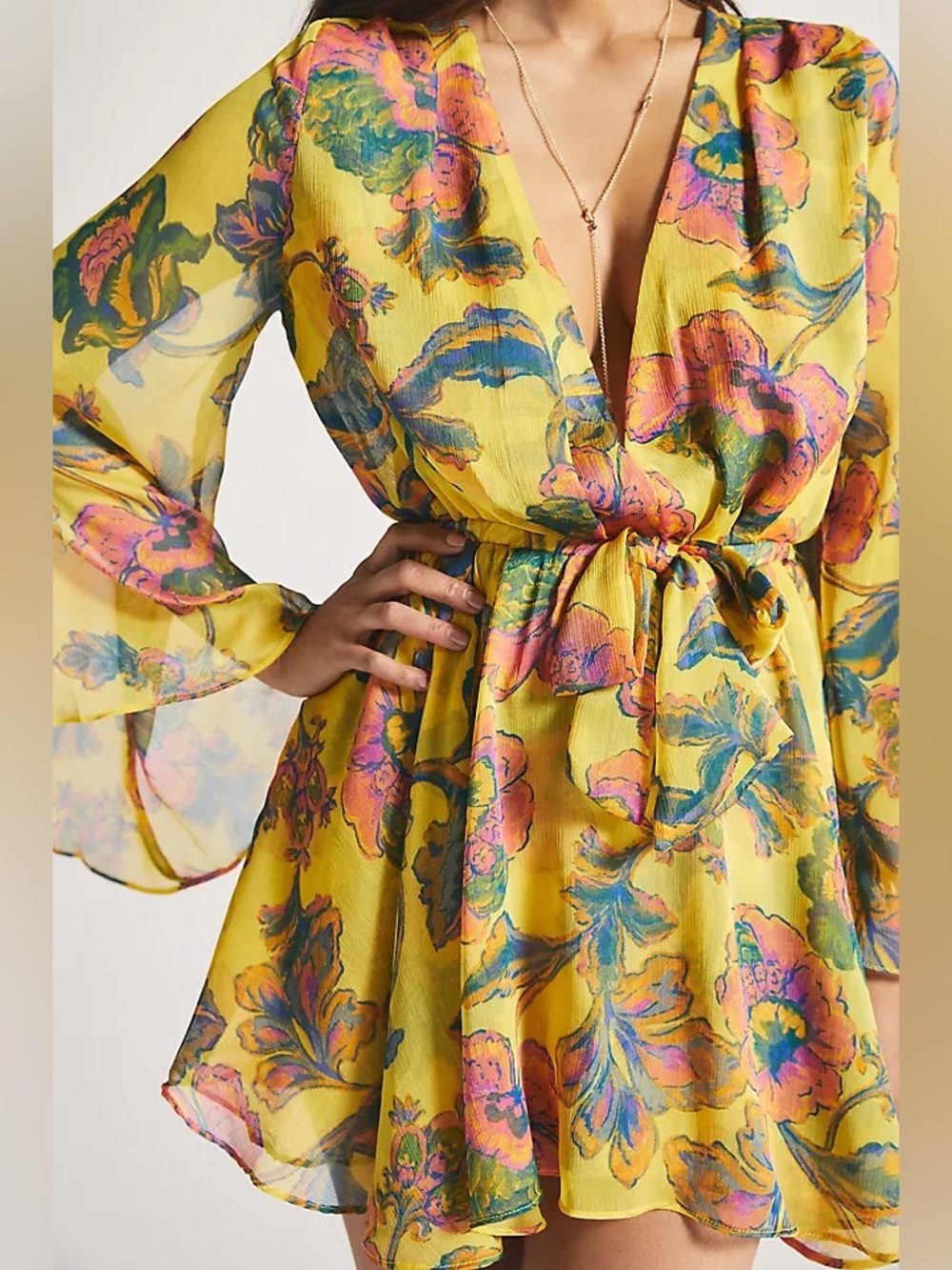Misa Los Angeles Kaia Floral Mini Dress